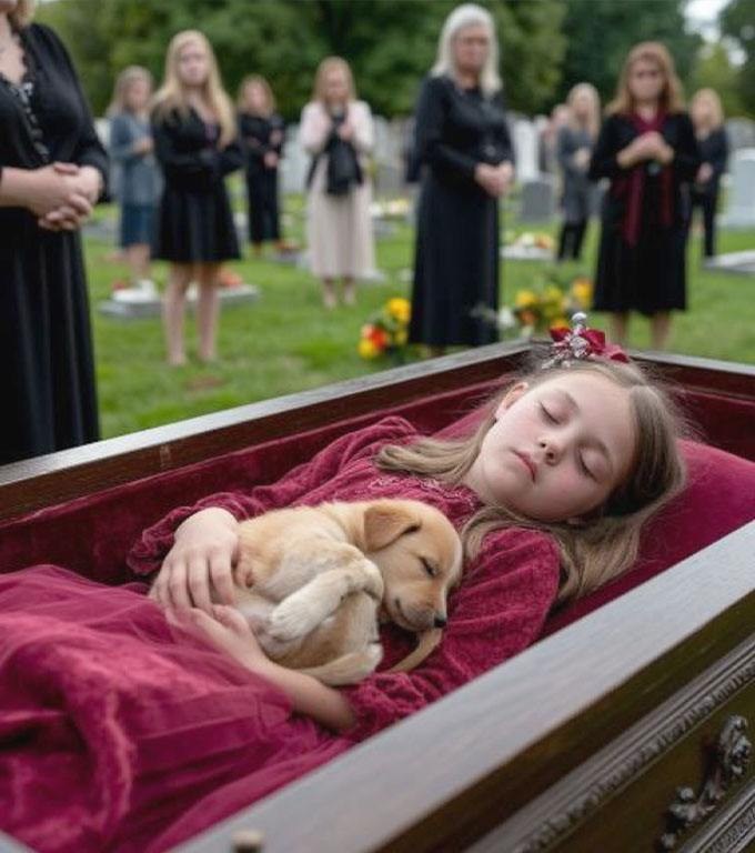 Înmormântarea s-a întrerupt exact în clipa în care cățelul i-a atins obrazul. Ce s-a întâmplat după… rămâne, până astăzi, un mister.