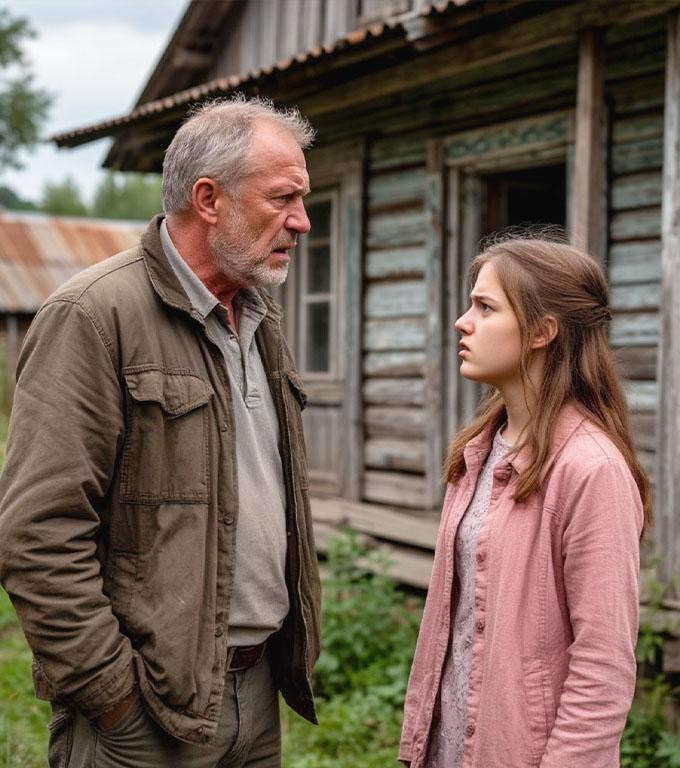 Jumătate e a noastră. Actele sunt deja pregătite, — spuse nepăsător tatăl vitreg, trăgând din țigară. Nici măcar nu se uită la fiica vitregă — de parcă vindea mobilă veche, nu casa ei.