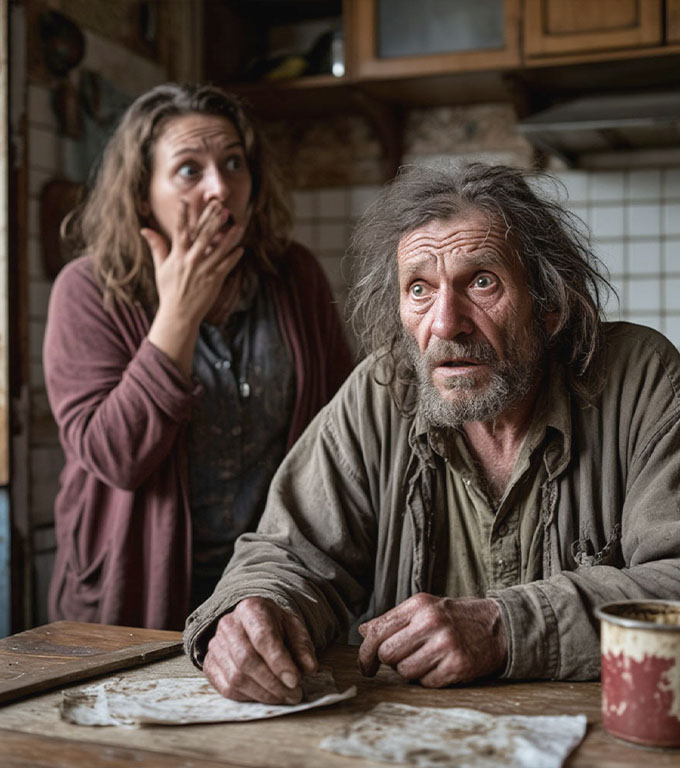 Soțul a adus în casă un bețiv pentru soția sa, iar el a fugit la amantă. Însă, cu timpul, lucrurile au luat o întorsătură la care nici el, nici iubita lui nu s-ar fi putut gândi.